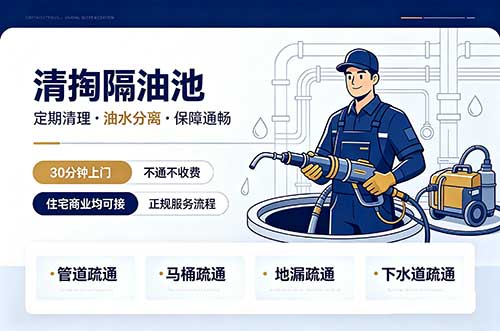 双城清掏隔油池